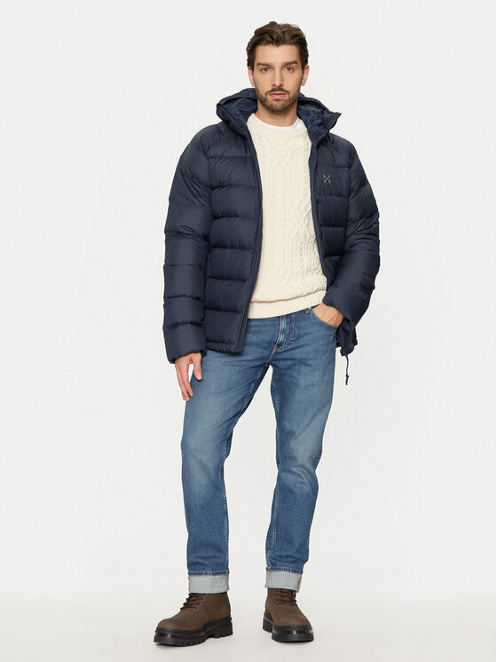 Haglöfs Haglöfs Giubbotto piumino Rosson 607460 Blu scuro Relaxed Fit