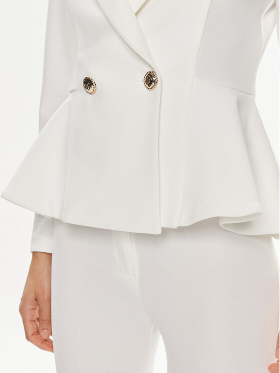 Rinascimento Rinascimento Giacca da abito CFC0118247003 Bianco Regular Fit