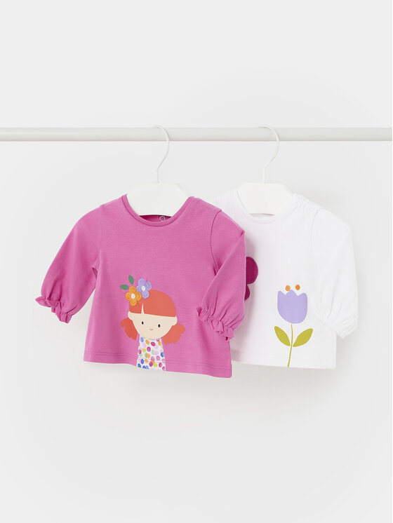 Mayoral Mayoral 2er-Set Blusen 1001 Bunt Regular Fit