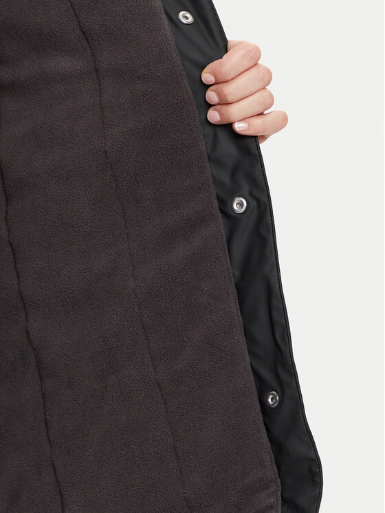 Roxy Roxy Μπουφάν αδιάβροχο Rain Road ERJJK03608 Μαύρο Regular Fit