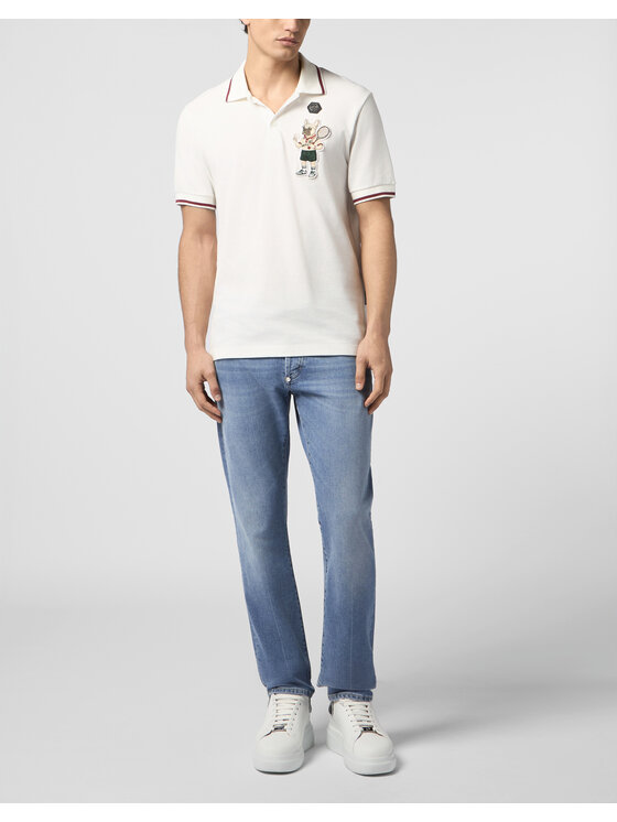 PHILIPP PLEIN PHILIPP PLEIN Jeansy 30651 Niebieski Straight Leg