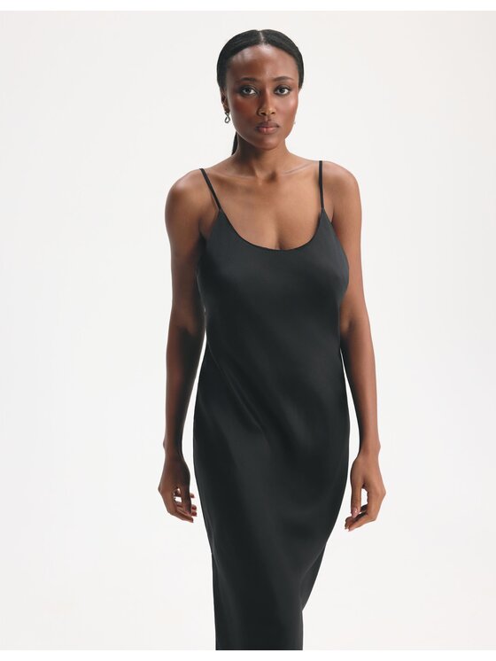 Esotiq Esotiq Koszula nocna 46078 Czarny Regular Fit