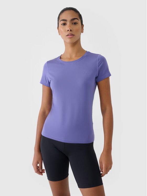 4F 4F T-Shirt 4FRSS25TFTSF1235-32S Μπλε Regular Fit