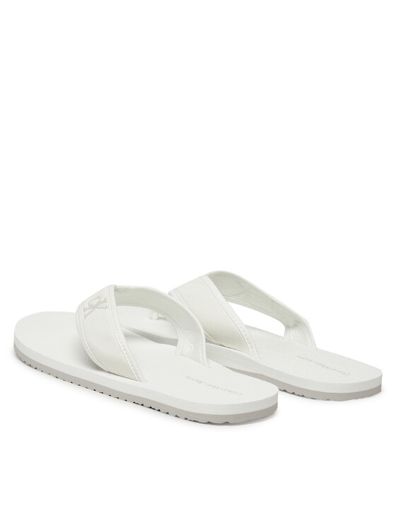 Calvin Klein Jeans Calvin Klein Jeans Джапанки Thong+ Cv YM0YM01235 Бял