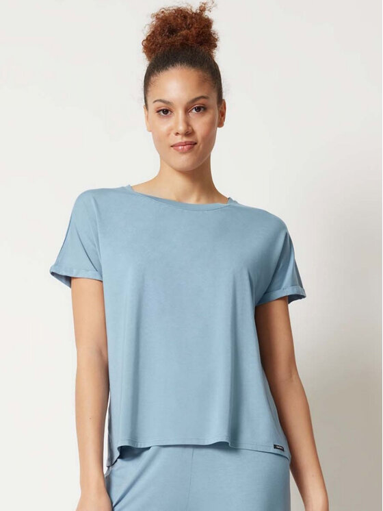 Skiny Skiny T-Shirt 80774 Modrá Comfortable Fit