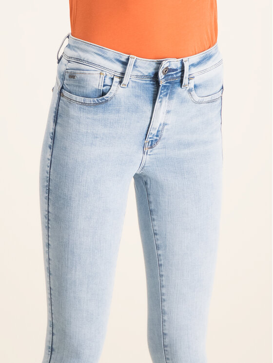 G-Star Raw Džinsai Lhana D15179-9136-B165 Mėlyna Super Skinny Fit •  Modivo.lt