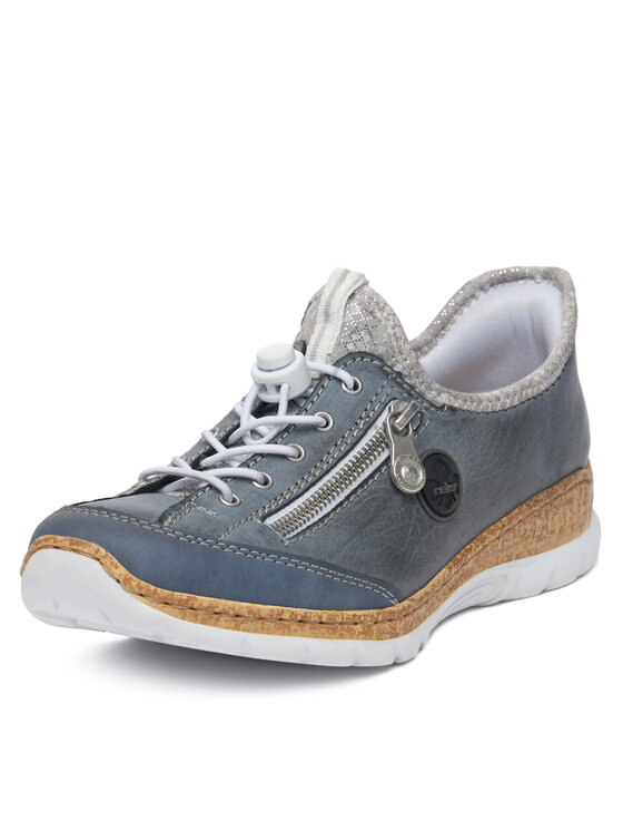 Rieker Rieker Sneakersy N42F2-14 Tmavomodrá