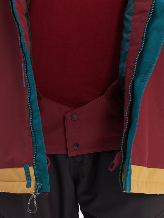 DC Shoes DC Shoes Smučarska jakna Defiant ADYTJ03089 Bordo rdeča Regular Fit