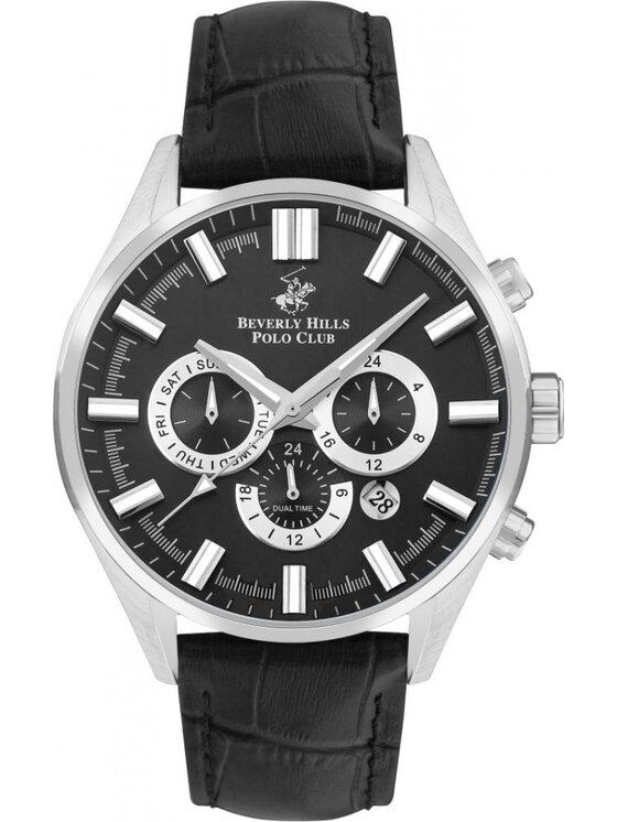 Beverly Hills Polo Club Beverly Hills Polo Club Zegarek BP3504X.651 Czarny
