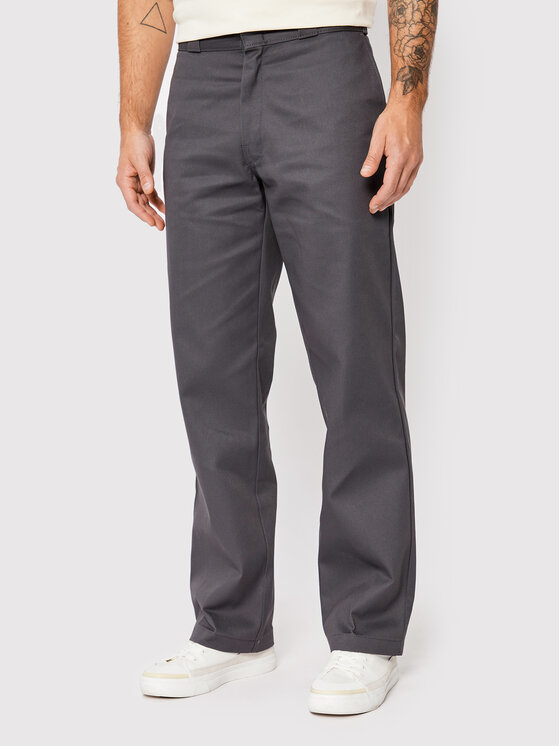 Dickies WP314 - Pantaloni Uomo In Twill Di Cotone - Vestibilità Comoda, Antipiega, Con Piegola Centrale