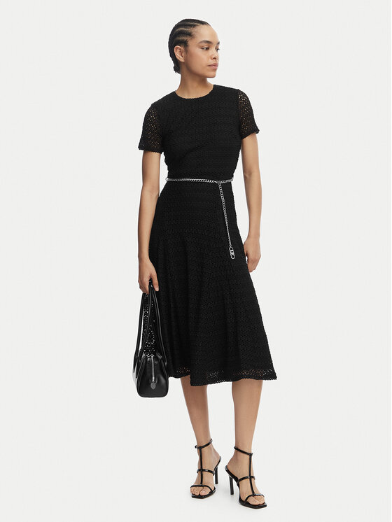 MICHAEL Michael Kors MICHAEL Michael Kors Повсякденна сукня MS683DUKS1 Чорний Regular Fit