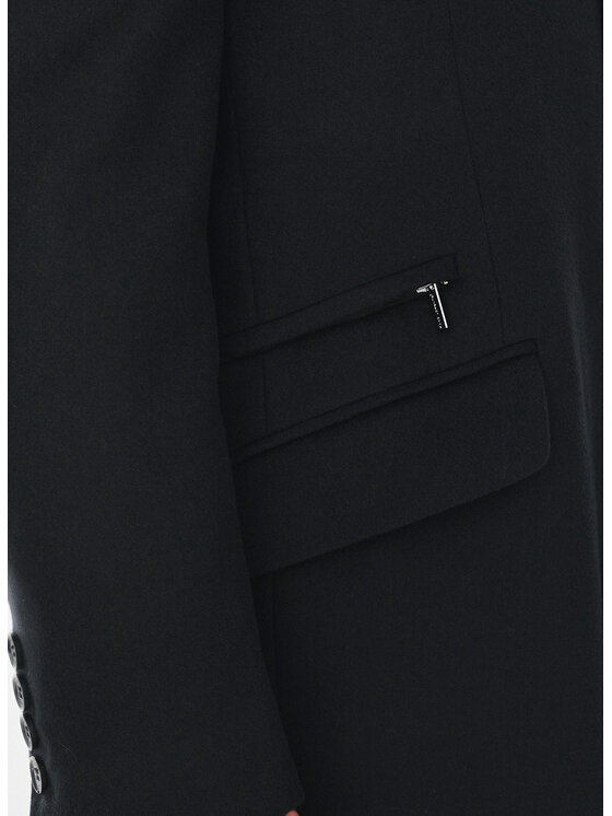 Pako Lorente Pako Lorente Płaszcz P24WF-7X-009 Czarny Classic Fit