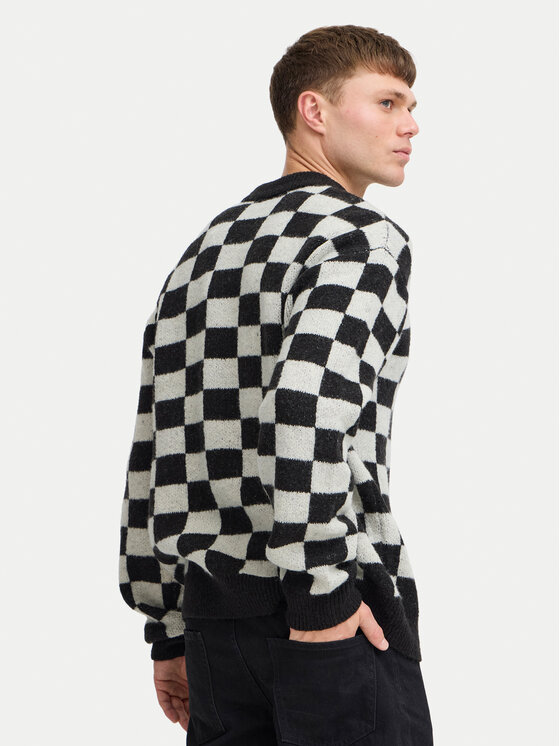 Solid Solid Sweater Malloy 21108281 Fekete Regular Fit