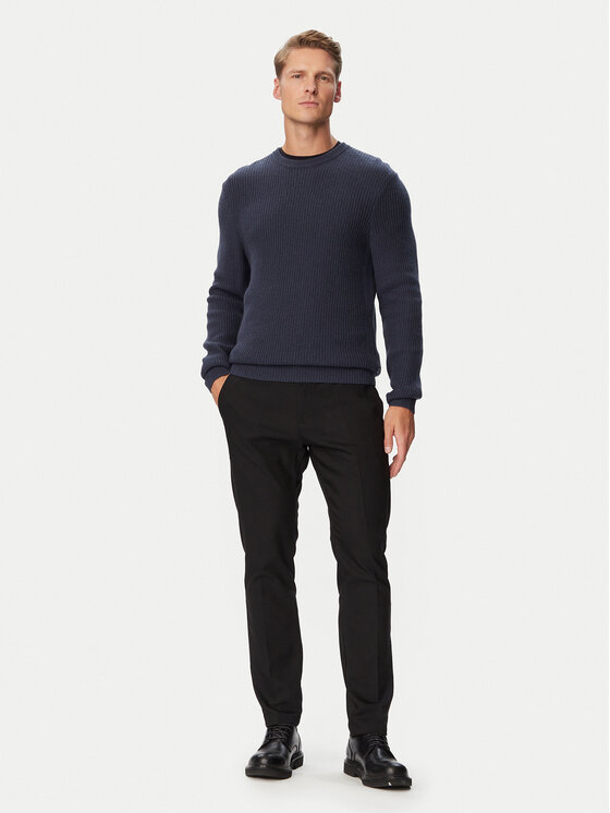BOSS BOSS Пуловер Fiocchetto 50570646 Син Regular Fit