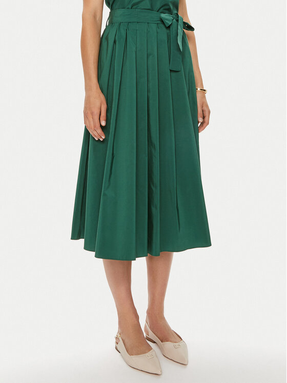 Weekend Max Mara Weekend Max Mara Gonna plissettata Zarda 2425106051 Verde Regular Fit