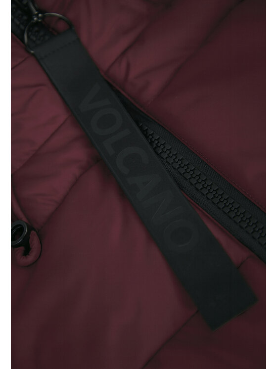 Volcano Volcano Kurtka zimowa J-ATLANTA Czerwony Regular Fit