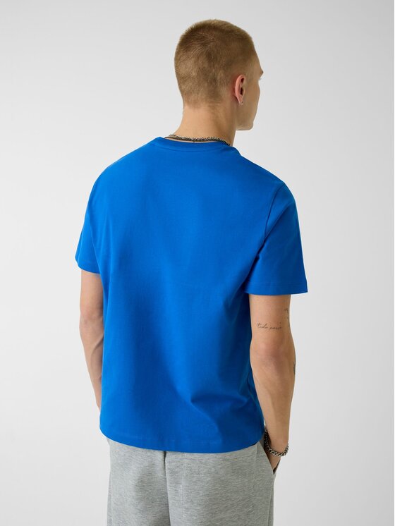 Guess Jeans Guess Jeans T-Shirt 183094 Modrá Classic Fit