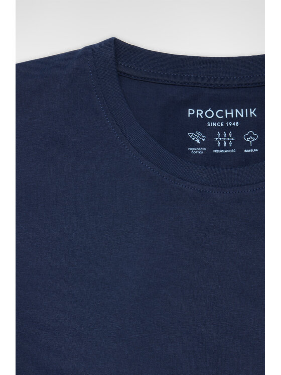 Próchnik Próchnik T-Shirt PM6 TS073124000033 Granatowy Regular Fit