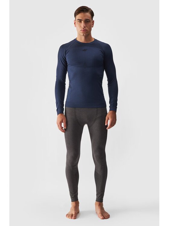 4F 4F Bielizna termoaktywna górna USEAM174-XXL/3XL-31 Granatowy Regular Fit