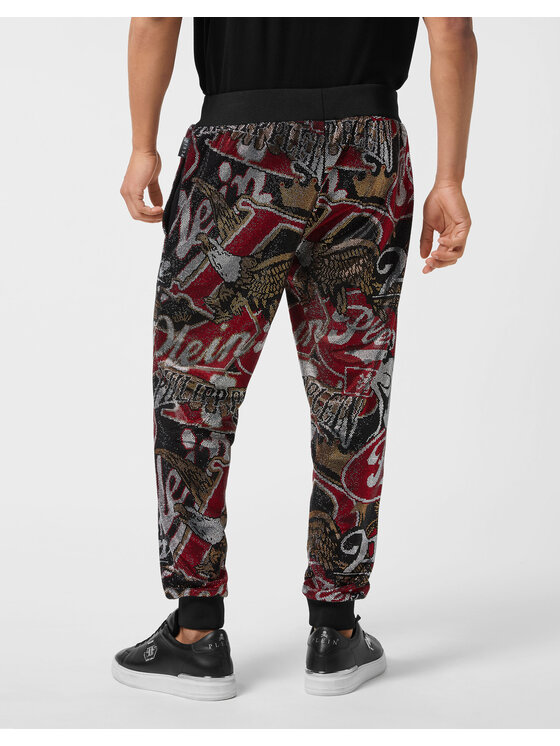 PHILIPP PLEIN PHILIPP PLEIN Spodnie dresowe 25991 Czarny Jogger Fit