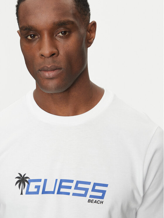 Guess Guess T-Shirt F5GI06 I3Z14 Biały Regular Fit