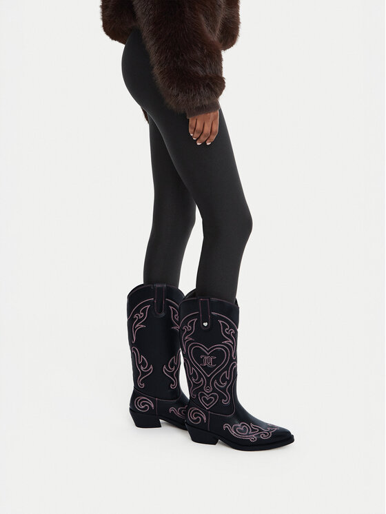 Juicy Couture Juicy Couture Kovbojské topánky CEO-HY24113-10 Čierna