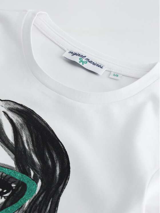 Original Marines Original Marines Блузка DDP3042F Білий Regular Fit