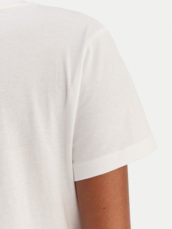 BOSS BOSS Tričko Elove 50554696 Biela Slim Fit