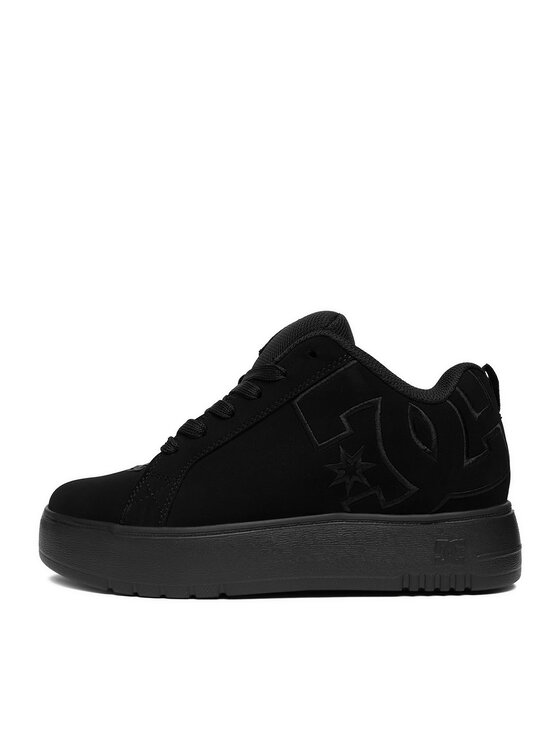 DC Shoes DC Shoes Sneakers EO-COURT GRAFFIK PLATFORM DC02422002 Negru