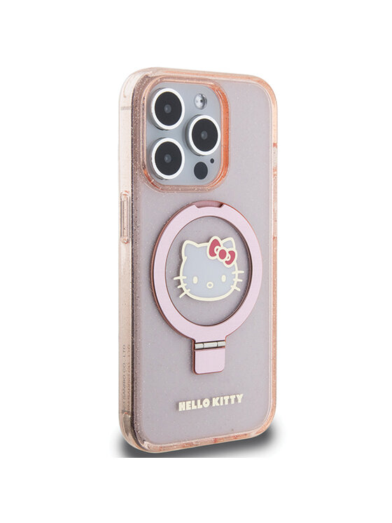 Hello Kitty Hello Kitty Etui na telefon iPhone 15 Pro Różowy