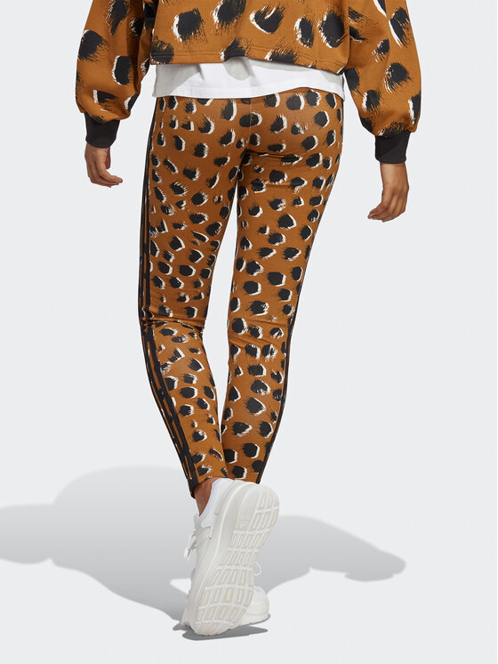 Leggings Essentials 3-Stripes Animal Print