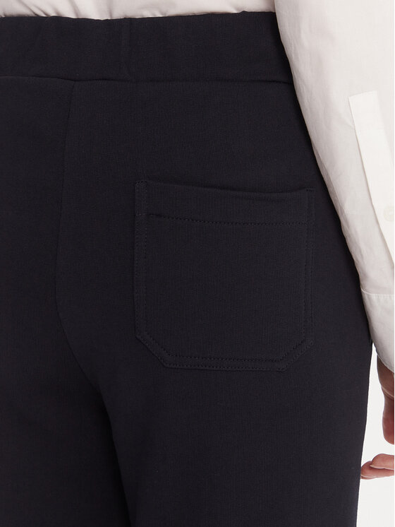 Maryley Maryley Teplákové nohavice 25IB558/07BL Tmavomodrá Relaxed Fit