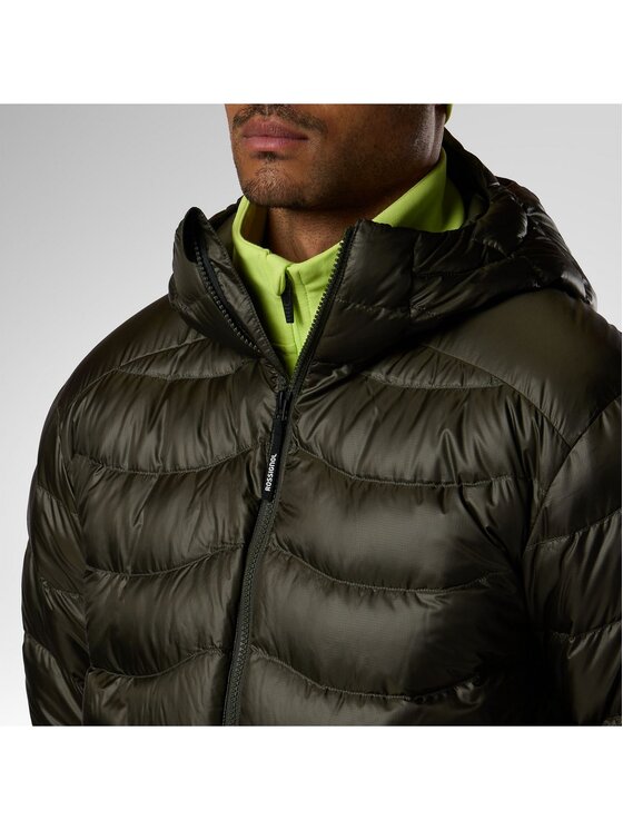 Rossignol Rossignol Kurtka puchowa M Verok Down Hoodie Jacket Zielony Regular Fit