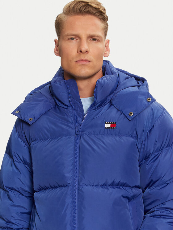 Tommy Jeans Tommy Jeans Pūkinė striukė Alaska DM0DM19537 Mėlyna Loose Fit