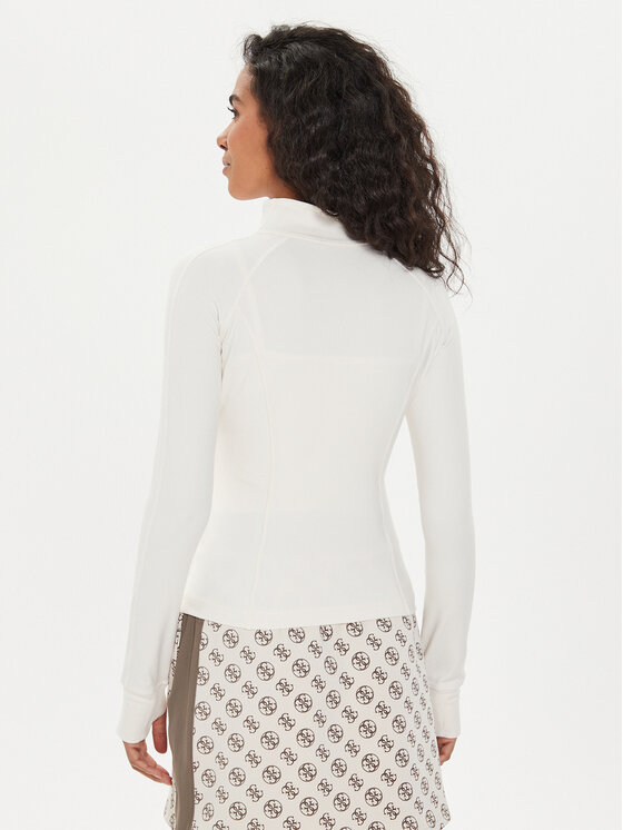 Guess Guess Μπλούζα Marika V4YP12 KCD02 Μπεζ Slim Fit