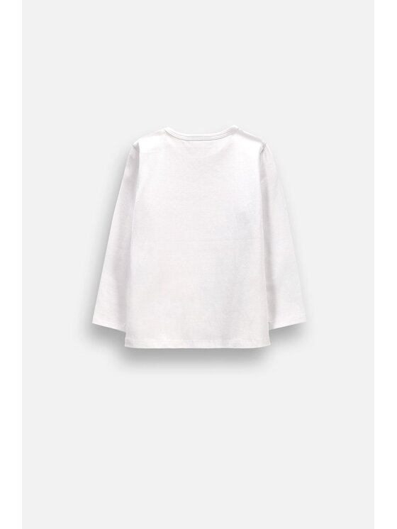 Coccodrillo Coccodrillo S dlouhým rukávem ZC6143101MGN-001 Bílá Regular Fit