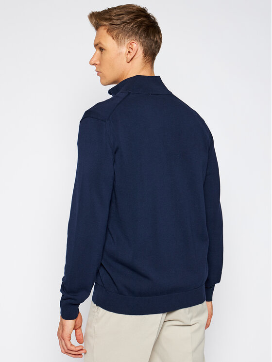 Lacoste Lacoste Džemperis AH1957 Tamsiai mėlyna Classic Fit