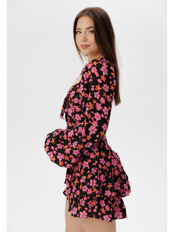 LAURELLA LAURELLA Každodenné šaty 4SS049 Farebná Regular Fit