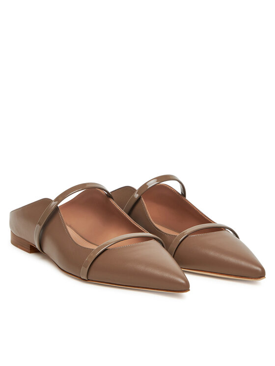 MALONE SOULIERS MALONE SOULIERS Natikači Maureen Flat 328 Rjava