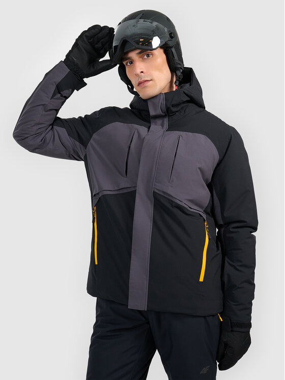4F 4F Kurtka narciarska SKIWEAR Czarny Regular Fit