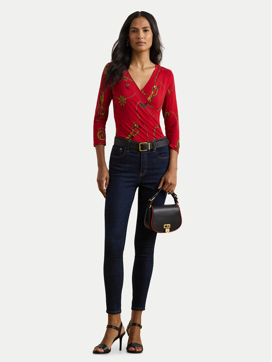 LAUREN RALPH LAUREN LAUREN RALPH LAUREN Bluza 200957611001 Rdeča Slim Fit
