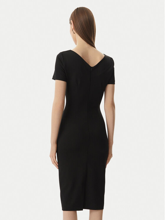 Rinascimento Rinascimento Coctailkleid CFC0129420003 Schwarz Slim Fit
