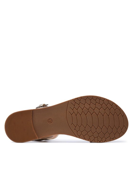 Tommy Hilfiger Tommy Hilfiger Sandale Flat Sandal T3A2-33253-1372 S Auriu