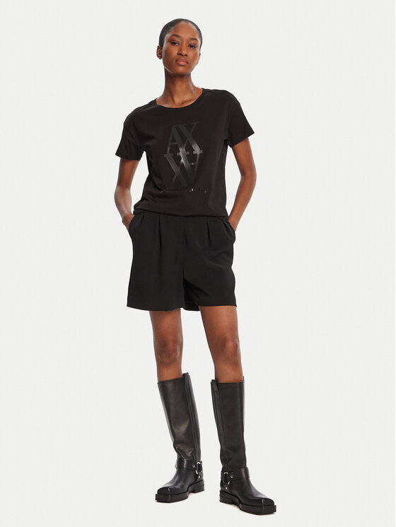 Armani Exchange Armani Exchange Marškinėliai XW001373 AF10356 UC001 Juoda Regular Fit