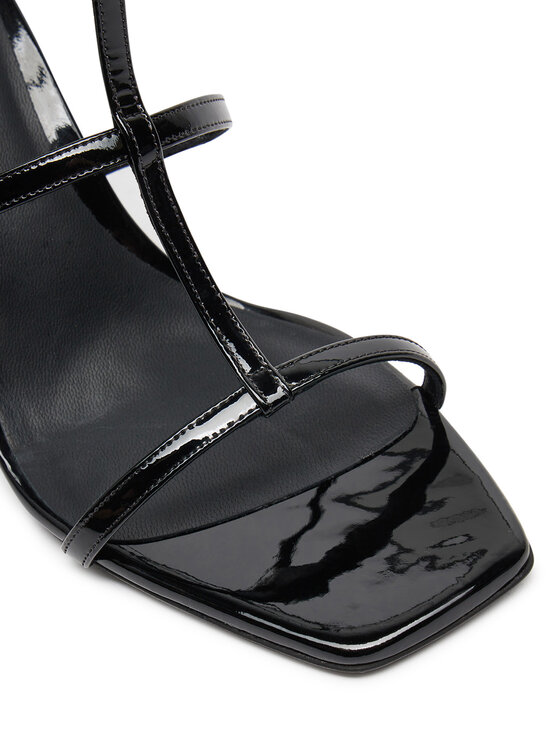 Calvin Klein Calvin Klein Sandały Heel Gladi Sandal 90 Pat HW0HW02312 Czarny