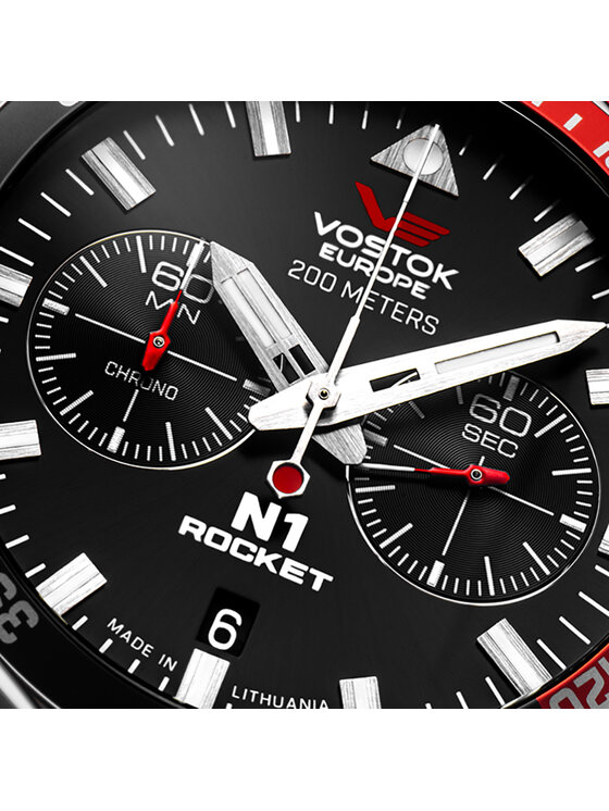 Vostok Europe Vostok Europe Zegarek 6S21-225A707 Czarny