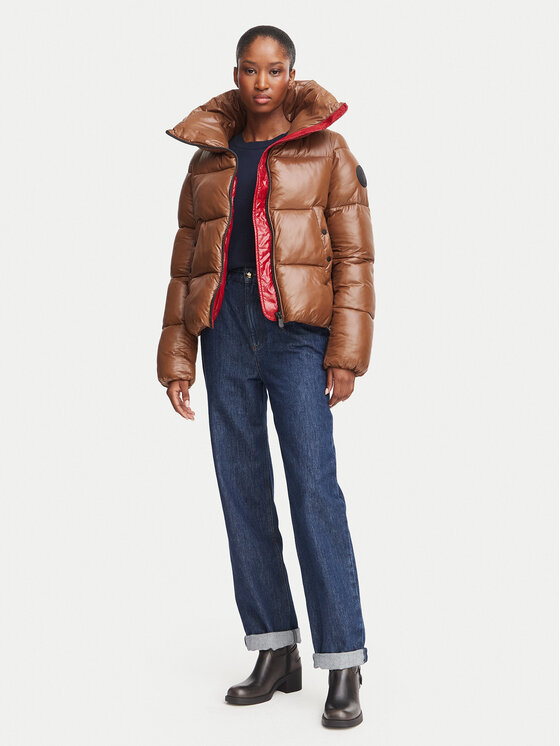 Save The Duck Save The Duck Winterjacke D39370W LOVE21 Dunkelbraun Regular Fit