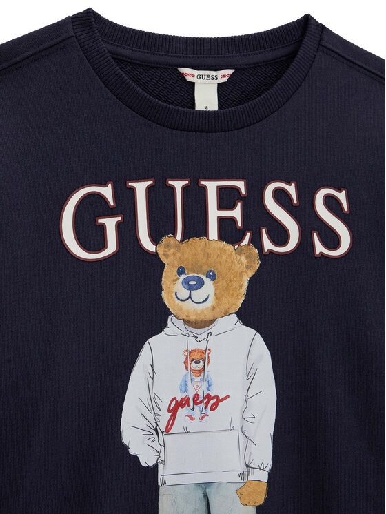 Guess Guess Μπλούζα L6YQ07 K4049 Σκούρο μπλε Regular Fit