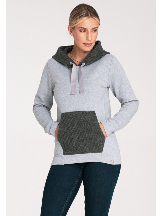 FIGL FIGL Μπλούζα M1045 Γκρι Regular Fit