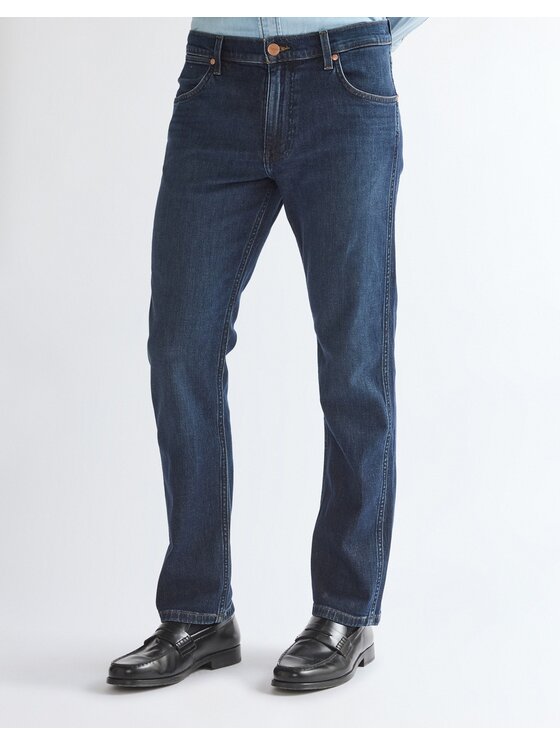 Wrangler Wrangler Jeansy GREENSBORO Niebieski Straight Leg